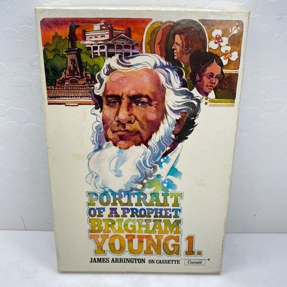 Vintage 1980 James Arrington Portrait Of A Prophet Brigham Young 2 Cassette Set - Picture 1 of 6